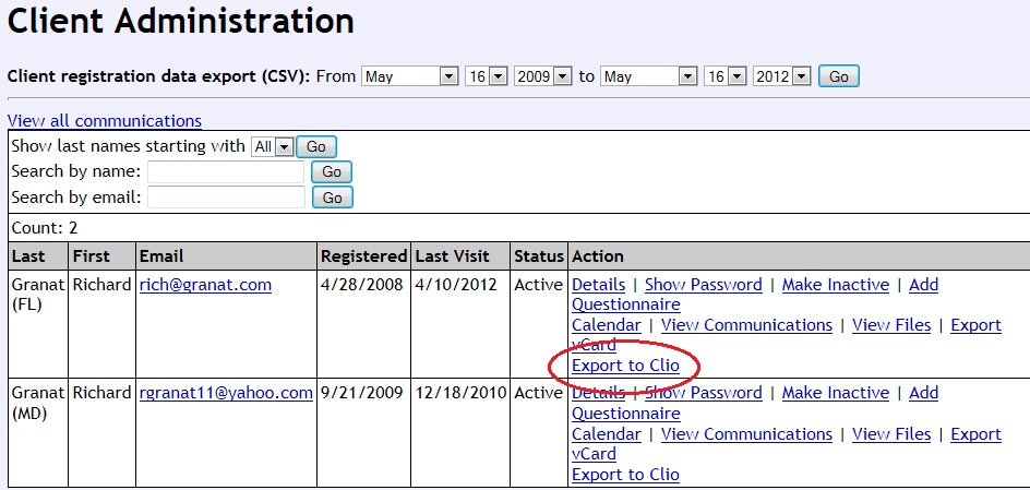 Clio Integration with DirectLaw